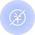 無料を示す青いアイコン